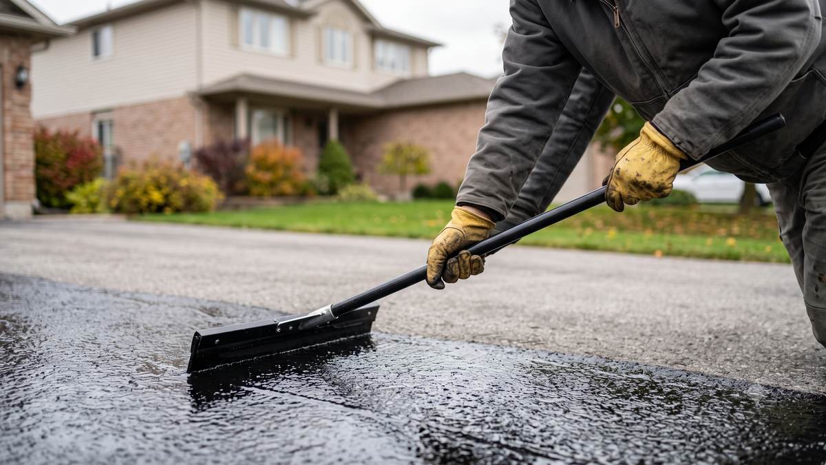 Asphalt Driveway Sealing in Guelph